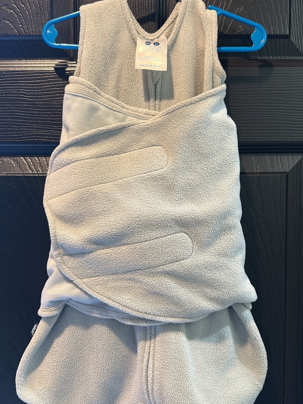 Halo gray Fleece Baby Sleep Sack Swaddle